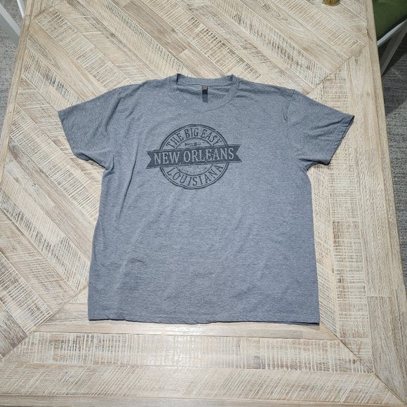 The Big Easy New Orleans Louisiana Short Sleeve Tee Men's L - Picture 1 of 6